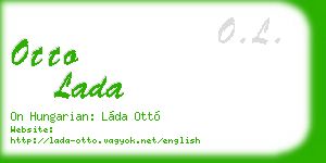 otto lada business card